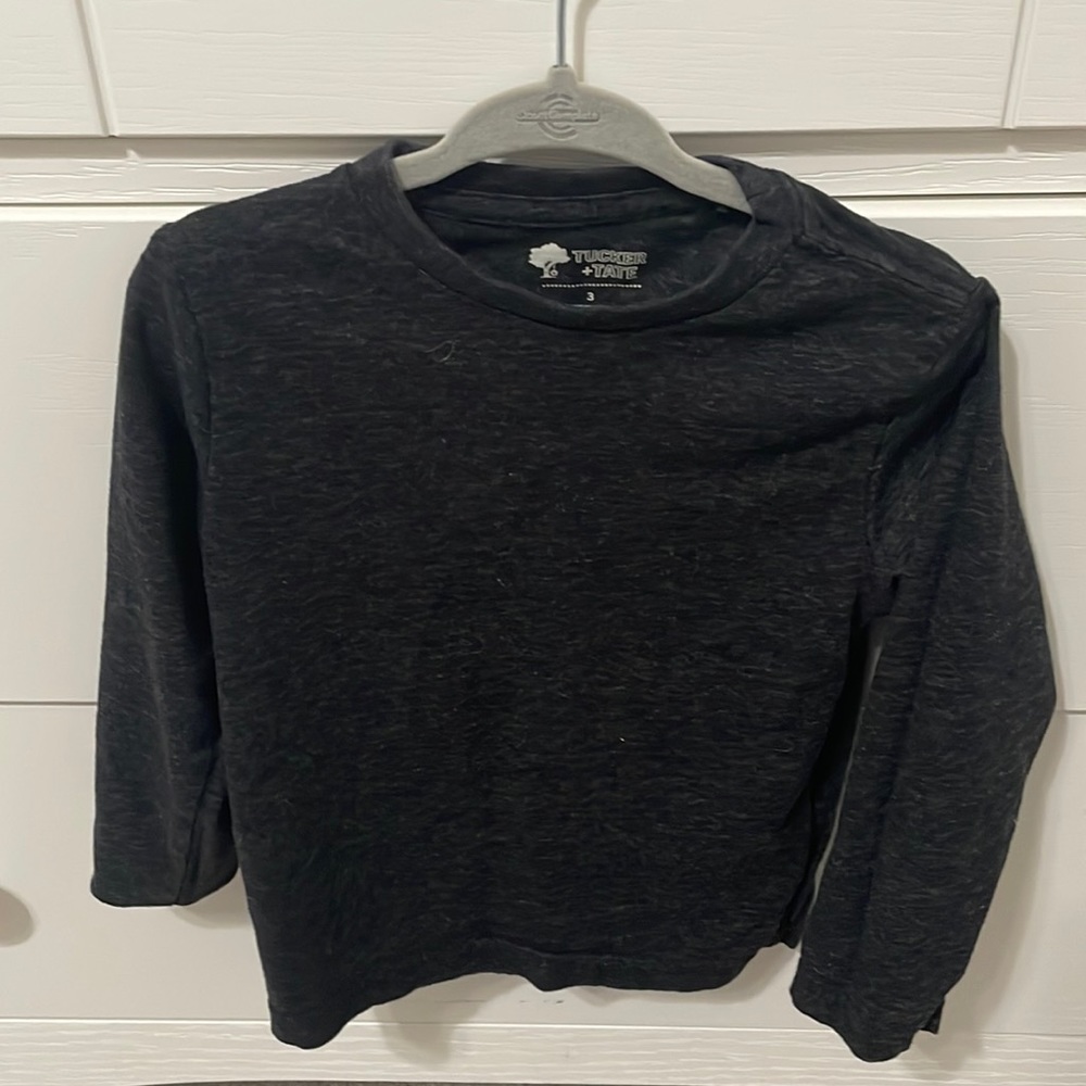 Charcoal Grey 3T long sleeve